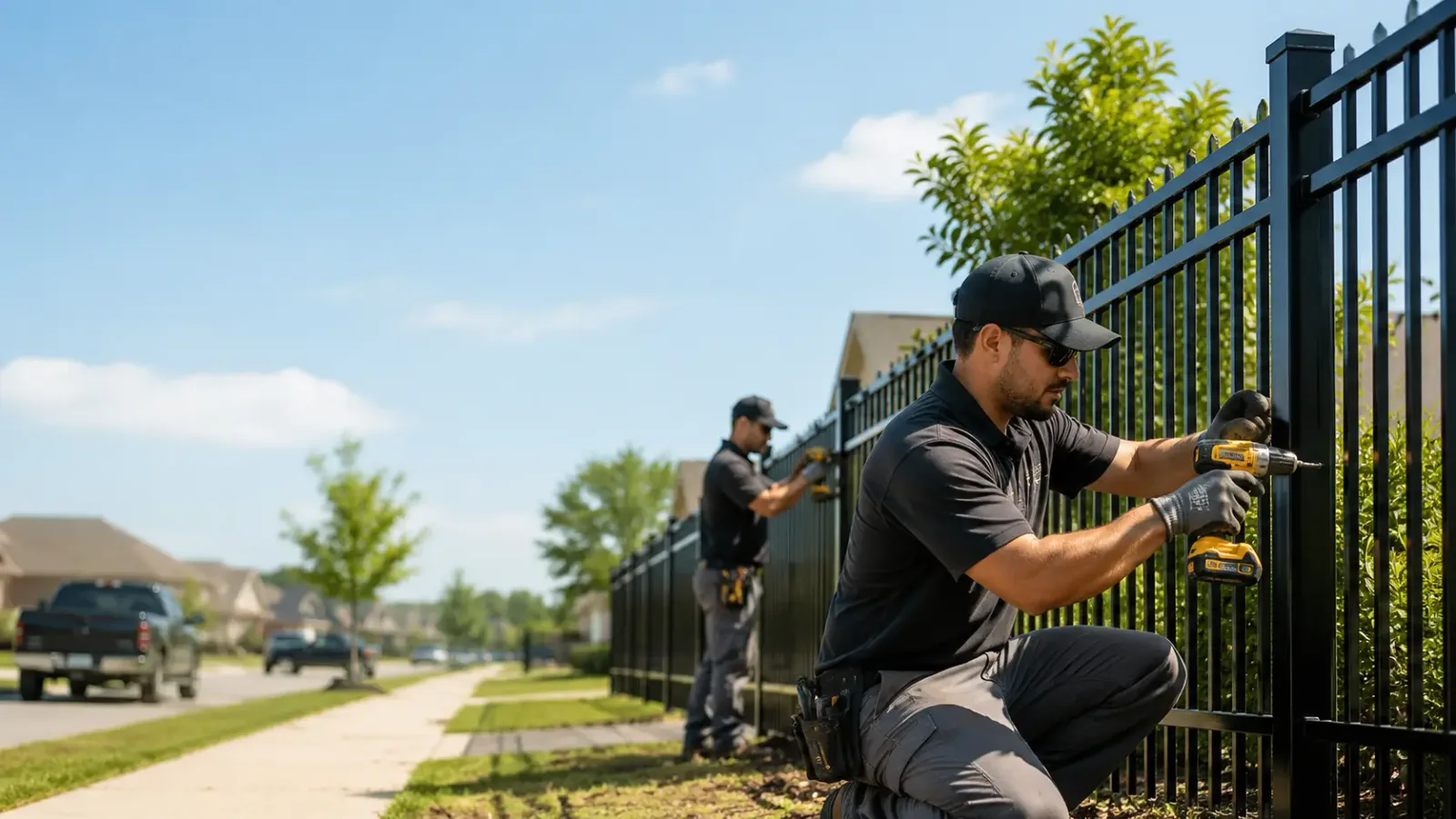 Metal Fence Installation in Fortville, IN